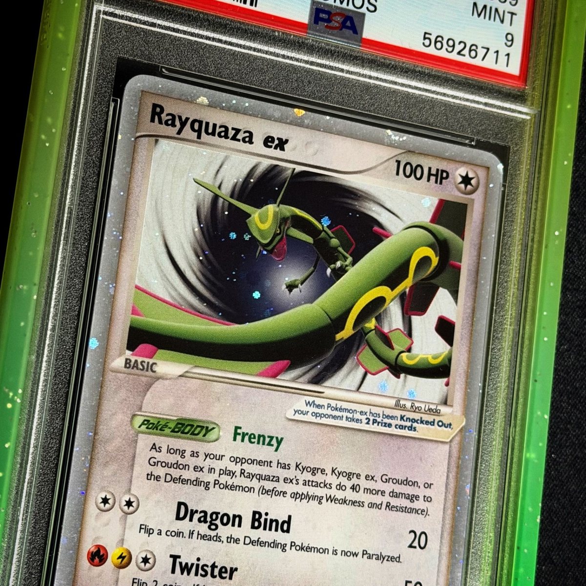 PSA 9 Rayquaza ex holo 039 EX Black Star Promo 2006 MINT Pokemon Card – Photo 2